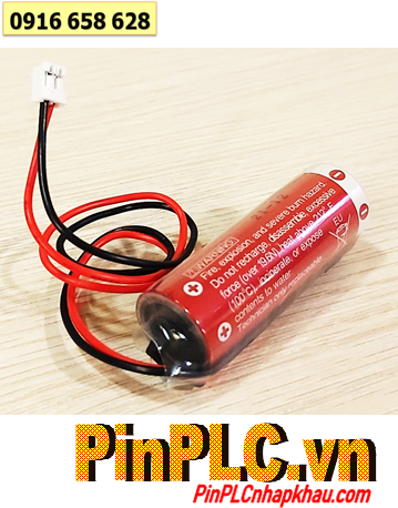 Maxell ER18/50 (Zắc Trắng), Pin nuôi nguồn PLC Maxell ER18/50 lithium 3.6v 3650mAh (Nhật)